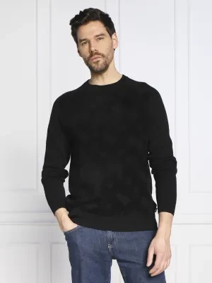 BOSS BLACK Sweter Fenturo | Regular Fit | z dodatkiem wełny