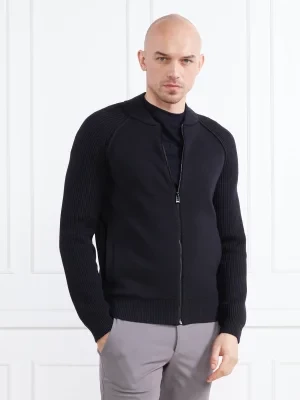 BOSS BLACK Sweter Grissino | Regular Fit | z dodatkiem wełny