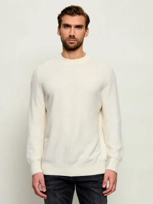 BOSS BLACK Sweter H-Lofranco | Regular Fit kremowy