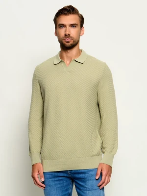 BOSS BLACK Sweter H-Lomarino | Regular Fit pistacjowy