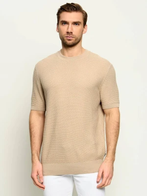 BOSS BLACK Sweter H-Nilton | Regular Fit beżowy