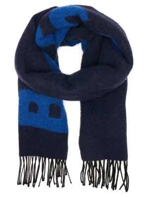 BOSS BLACK Szal Armin_1 | z dodatkiem wełny