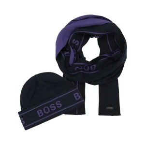 BOSS BLACK Szal + czapka Ulfino