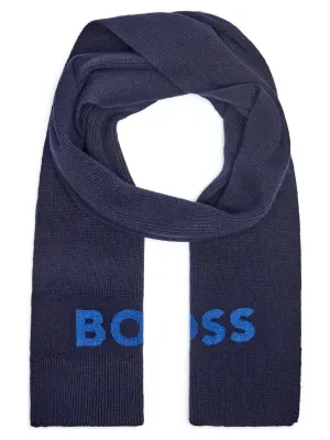 BOSS BLACK Szal Elio | z dodatkiem wełny i kaszmiru