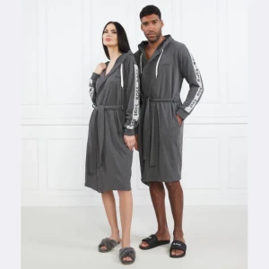 BOSS BLACK Szlafrok BOSS-SEN Charcoa | Relaxed fit