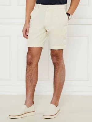 BOSS BLACK Szorty chino H-Slice | Slim Fit kremowy