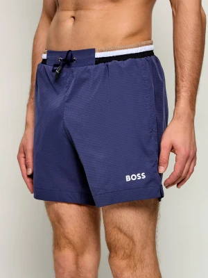 BOSS BLACK Szorty kąpielowe Atoll | Regular Fit granatowy