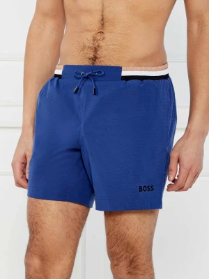 BOSS BLACK Szorty kąpielowe Atoll | Regular Fit chabrowy