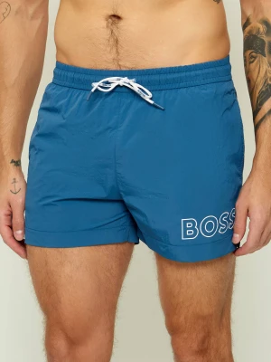 BOSS BLACK Szorty kąpielowe Mooneye | Regular Fit niebieski