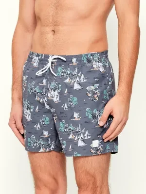 BOSS BLACK Szorty kąpielowe Piranha | Regular Fit