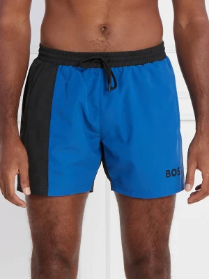 Zdjęcie produktu BOSS BLACK Szorty kąpielowe + ręcznik + plecak