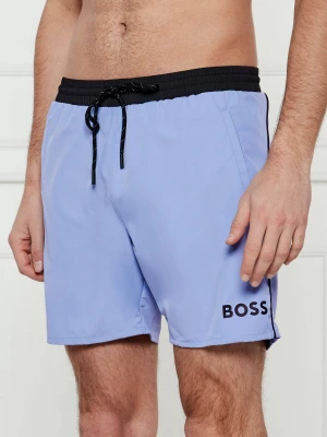 BOSS BLACK Szorty kąpielowe Starfish | Regular Fit niebieski