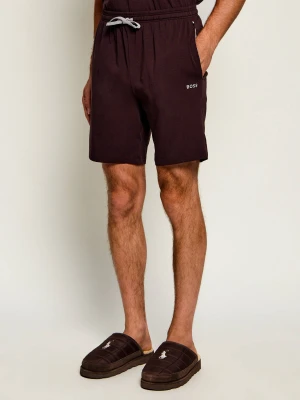 BOSS BLACK Szorty Mix&Match | Regular Fit brązowy