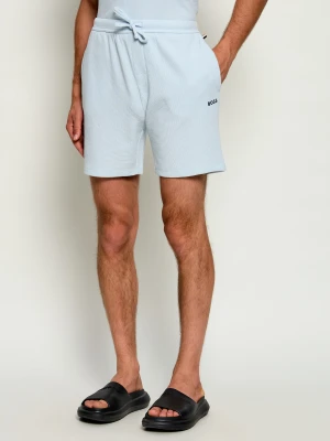 BOSS BLACK Szorty od piżamy | Regular Fit błękitny