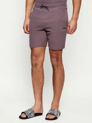 BOSS BLACK Szorty od piżamy Waffle | Regular Fit