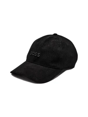 BOSS BLACK Sztruksowa bejsbolówka Zed-CO
