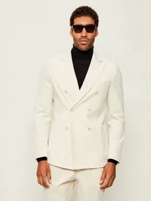 BOSS BLACK Sztruksowa marynarka C-Hanry-DB-Pk-254 | Slim Fit