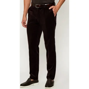 BOSS BLACK Sztruksowe spodnie SB-SUIT-Trous-252_DB | Boss x David Beckham | Regular Fit