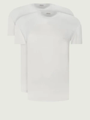 BOSS BLACK T-shirt 2-pack RN 2P Rib | Regular Fit biały