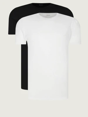 BOSS BLACK T-shirt 2-pack RN 2P Rib | Regular Fit biały