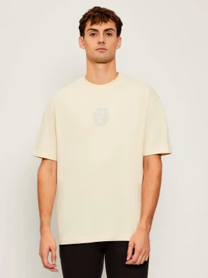 BOSS BLACK T-shirt C-Tames 18 | Relaxed fit kremowy