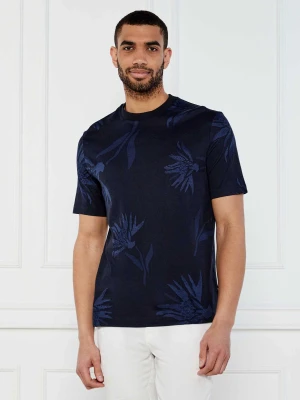 BOSS BLACK T-shirt C-Taut 13 | Regular Fit | mercerised granatowy