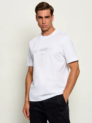 BOSS BLACK T-shirt C-Taut 181_AM | Boss x Aston Martin | Regular Fit biały
