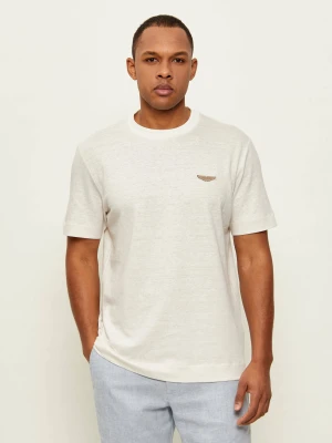 BOSS BLACK T-shirt C-Taut 248 BOSS X ASTON MARTIN | Regular Fit | z dodatkiem lnu