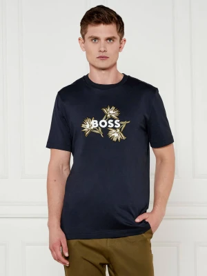 BOSS BLACK T-shirt C-Thompson 121 | Regular Fit granatowy