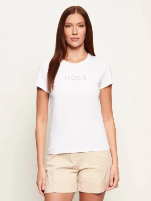 BOSS BLACK T-shirt Eventsa11 | Slim Fit biały