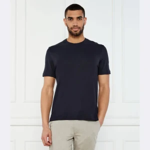 BOSS BLACK T-shirt H-Taut 28 | Regular Fit | z dodatkiem lnu