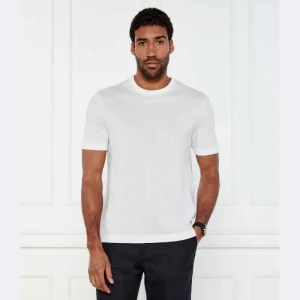 BOSS BLACK T-shirt H-Taut 28 | Regular Fit | z dodatkiem lnu