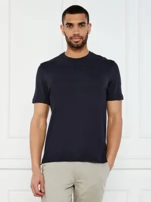 BOSS BLACK T-shirt H-Taut 28 | Regular Fit | z dodatkiem lnu