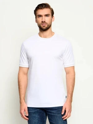 BOSS BLACK T-shirt H-Tessler 195 | Slim Fit | mercerised biały