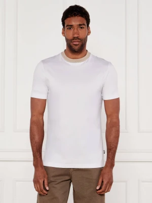BOSS BLACK T-shirt H-Tessler 199 | Slim Fit | mercerised biały