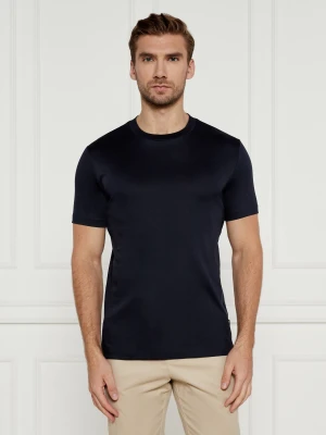 BOSS BLACK T-shirt H-Tessler | Slim Fit granatowy