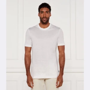 BOSS BLACK T-shirt H-Thompson 28 | Regular Fit | z dodatkiem lnu