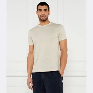 BOSS BLACK T-shirt H-Thompson 28 | Regular Fit | z dodatkiem lnu