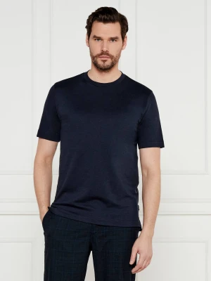 BOSS BLACK T-shirt | Regular Fit granatowy