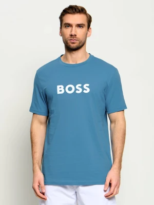 BOSS BLACK T-shirt RN | Regular Fit niebieski
