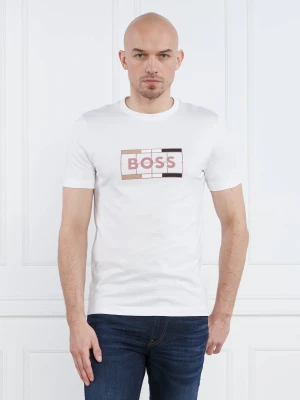 BOSS BLACK T-shirt Tessler 186 | Regular Fit biały