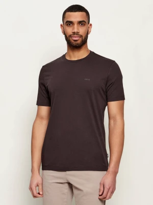 BOSS BLACK T-shirt Thompson | Regular Fit brązowy