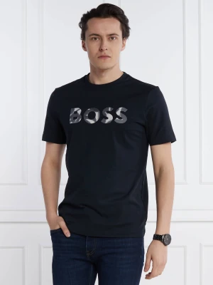 BOSS BLACK T-shirt Thompson | Regular Fit granatowy