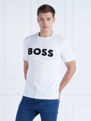 BOSS BLACK T-shirt Tiburt 345 | Regular Fit biały