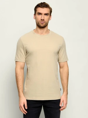 BOSS BLACK T-shirt Tiburt | Regular Fit beżowy