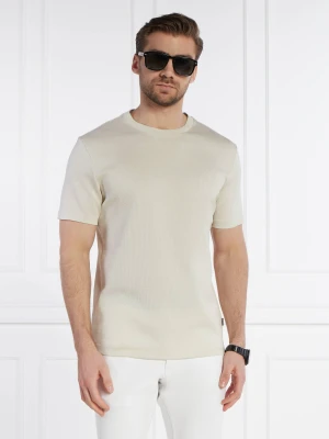 BOSS BLACK T-shirt Tiburt | Regular Fit beżowy