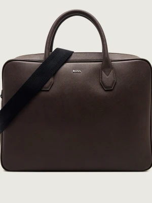 BOSS BLACK Torba na laptopa 17" Northon brązowy