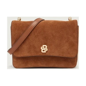 BOSS BLACK Torebka na ramię BEYOND | zamsz