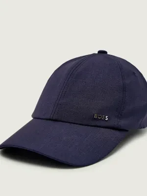 BOSS BLACK Wełniana bejsbolówka Zed_Performance-TW