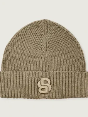 BOSS BLACK Wełniana czapka Edo